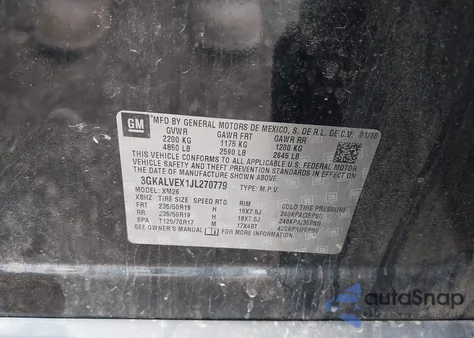 2018 GMC Terrain Slt from USA, damaged, VIN 3GKALVEX1JL270779